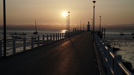 Obraz premium pontão tejo Alcochete
