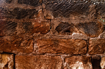 Sandstone wall texture