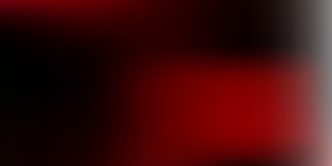 Dark green, red vector abstract blur template.