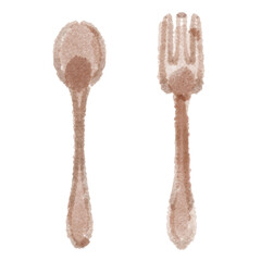 カトラリーのイラスト