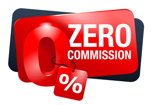 Zero commission and interest free isolated banner