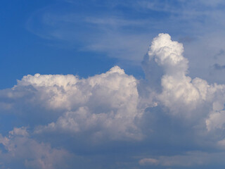 Naklejka na ściany i meble beautiful blue sky with cloud