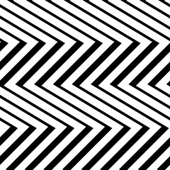 Fototapeta premium Diagonal zigzag lines seamless pattern. Angled jagged stripes ornament. Linear waves motif. Curves print. Striped background. Tilted broken line shapes wallpaper. Slanted wavy stripe figures. Vector.
