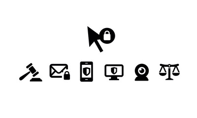 Internet Security and Privacy Icons