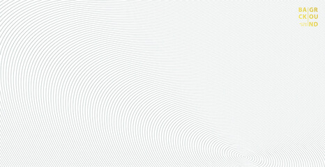 Abstract vector circle halftone black background. Gradient retro line pattern design. Monochrome graphic. Circle for sound wave. vector illustration