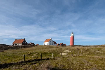 Foto auf Leinwand Lighthouse Texel, Noord-Holland province, The Netherlands © Holland-PhotostockNL