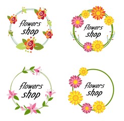 flower shop logo for company