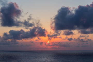 Sunset in Santa Cruz das Flores