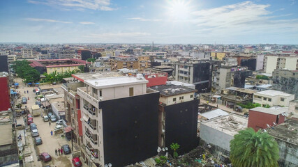 Fototapeta premium view of the city