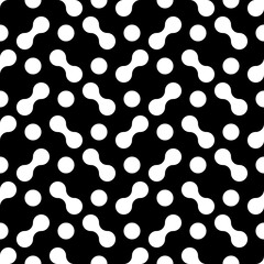 Circles, geometrical shapes seamless pattern. Modern ornament. Ethnic wallpaper. Geometric background. Contemporary backdrop. Digital paper, textile print, abstract image. Vector art work.