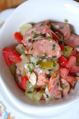 Bunter Regensburger Wurstsalat 