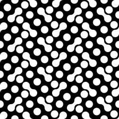 Circles, geometrical shapes seamless pattern. Modern ornament. Ethnic wallpaper. Geometric background. Contemporary backdrop. Digital paper, textile print, abstract image.