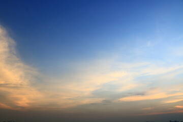 Colorful sunset over the sea