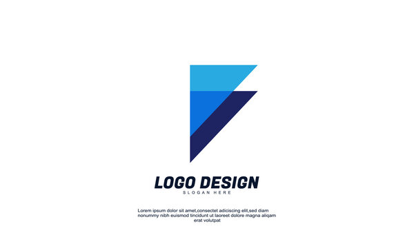 stock illustrator abstract creative company business branding idea logo lightning multicolor design