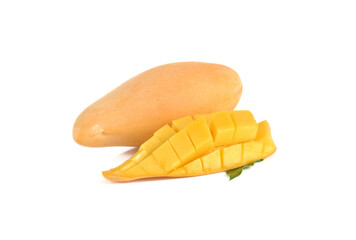 mango fruit isolated on white background