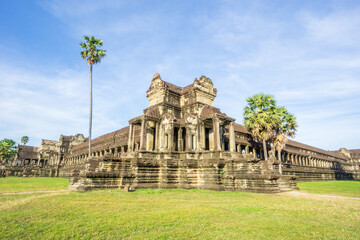 Obraz premium Cambodia is a country located in the southern portion of the Indochinese Peninsula in Southeast Asia. It is 181,035 square kilometers (69,898 square miles) in area