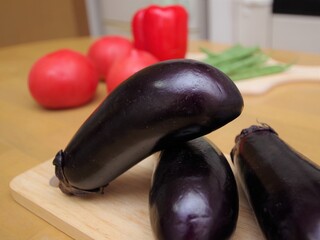 料理のために準備されている野菜