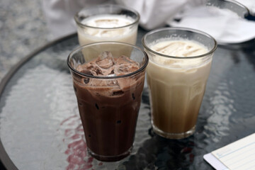 Iced coffee