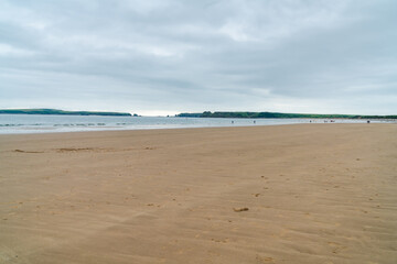 Fototapeta na wymiar Sandy beach in Tenby
