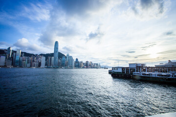 Obraz premium 홍콩의 야경