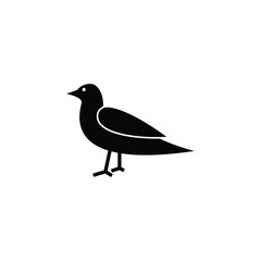 Seagull icon design template vector
