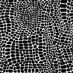 black and white animal print