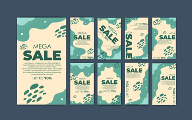 set social media template super sale