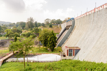 Fototapeta na wymiar Neyyar Dam is situated near the Western Ghats mount range in Kerala