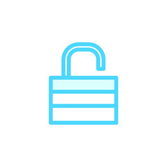Illustration Vector Graphic of Padlock icon