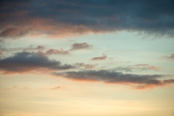 Obraz na płótnie Canvas Colorful cloud and sky background
