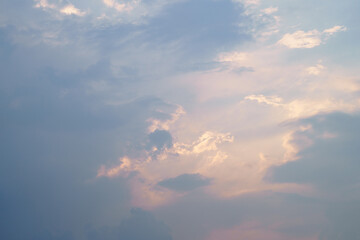 Colorful cloud and sky background