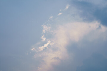 Colorful cloud and sky background