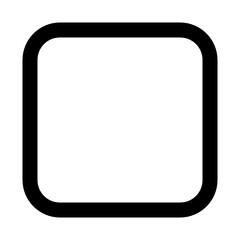 square rounded button pixel perfect icon for food delivery apps and website