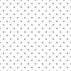 White luxury background with black beads. Seamless vector illustration. 
