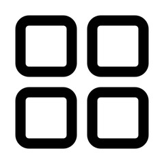 option home menu pixel perfect icon for food delivery apps and website