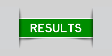 Label sticker green color in word results that inserted in gray background