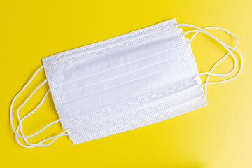 Medical masks against the virus.  Medical face masks