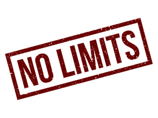 No limit grunge rubber stamp, vector illustration