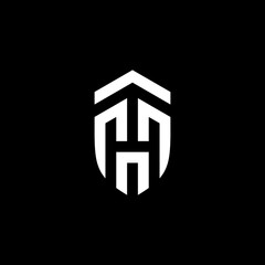 letter TH Shield logo design inspiration