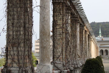Columns in Budapest 