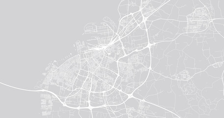 Fototapeta premium Urban vector city map of Malmo, Sweden, Europe