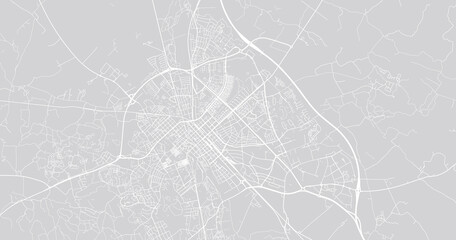 Urban vector city map of Uppsala, Sweden, Europe