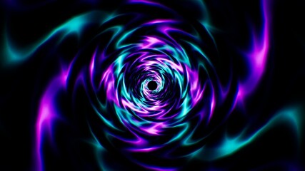 Abstract Neon Energy Rotation Effect