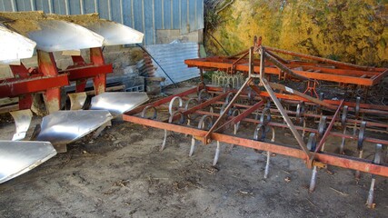 Stockage matériel agricole 