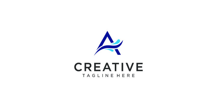 A-logo | Aquatic logo
