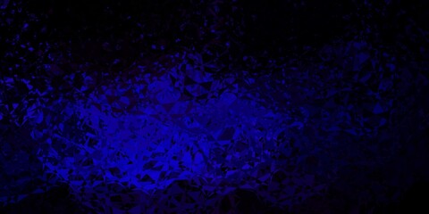 Dark blue, red vector layout with triangle forms.