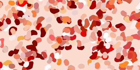 Light yellow vector texture with memphis shapes.