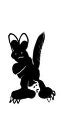 silhouette of a angel