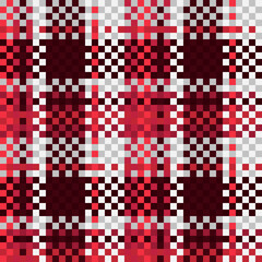 Seamless tartan plaid pattern background. Fabric texture. Vector.