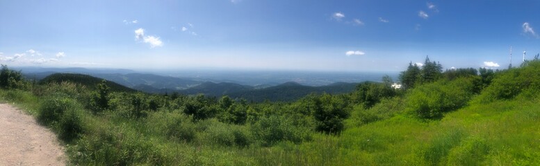 panorama of the mountains